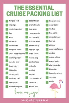 The Essential Cruise Packing List | Don't get stuck without these essential cruise items!   #travel #traveltips